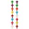 12 Pack: Multicolor Reconstituted Stone Cross Beads, 15mm by Bead Landing™